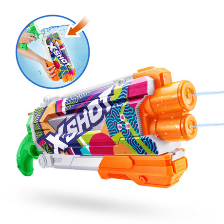 XSHOT - Fast-Fill Skins Pump Action Water Blaster (11855) Zuru