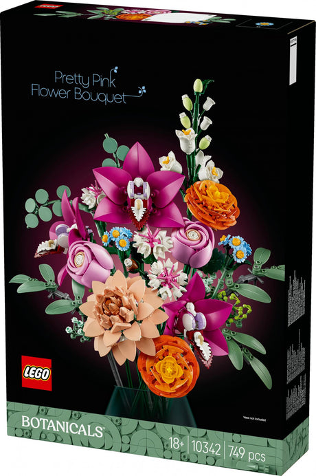LEGO 10342 Botanicals Beautiful Pink Bouquet LEGO