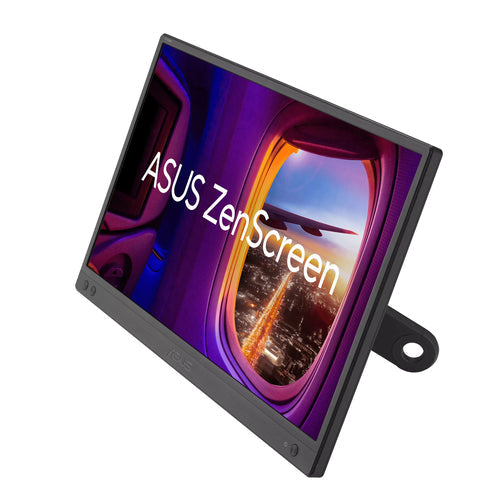 ASUS ZenScreen MB166CR – set skråt forfra (vinkel 2)