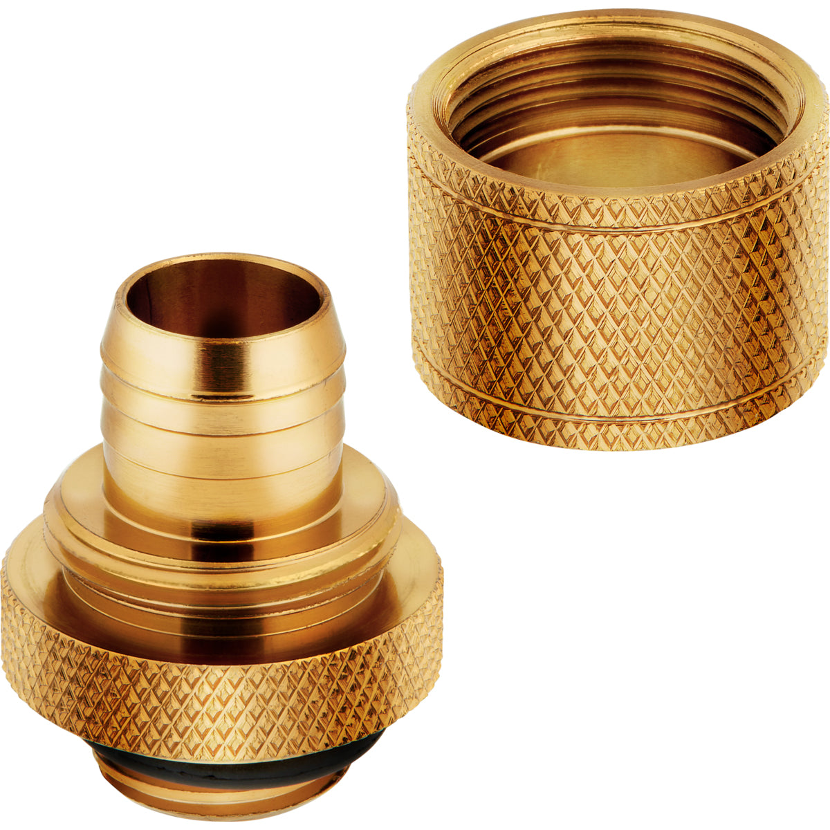 CORSAIR Hydro X Series XF Compression Fitting Kølevæske system tilpasning 4-pack Guld