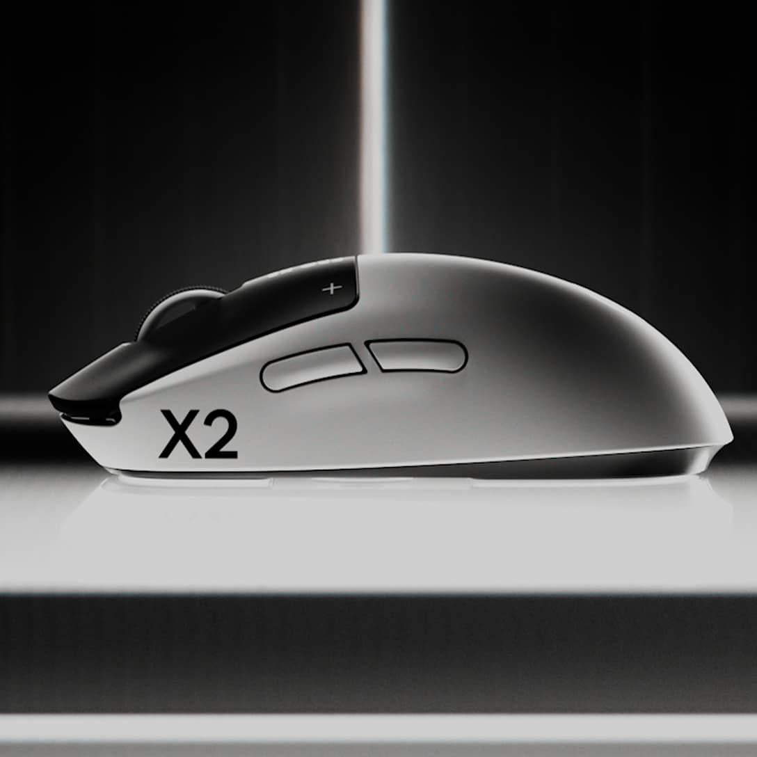 Logitech Pro X2 Superstrike Optisk Trådløs Hvid Logitech