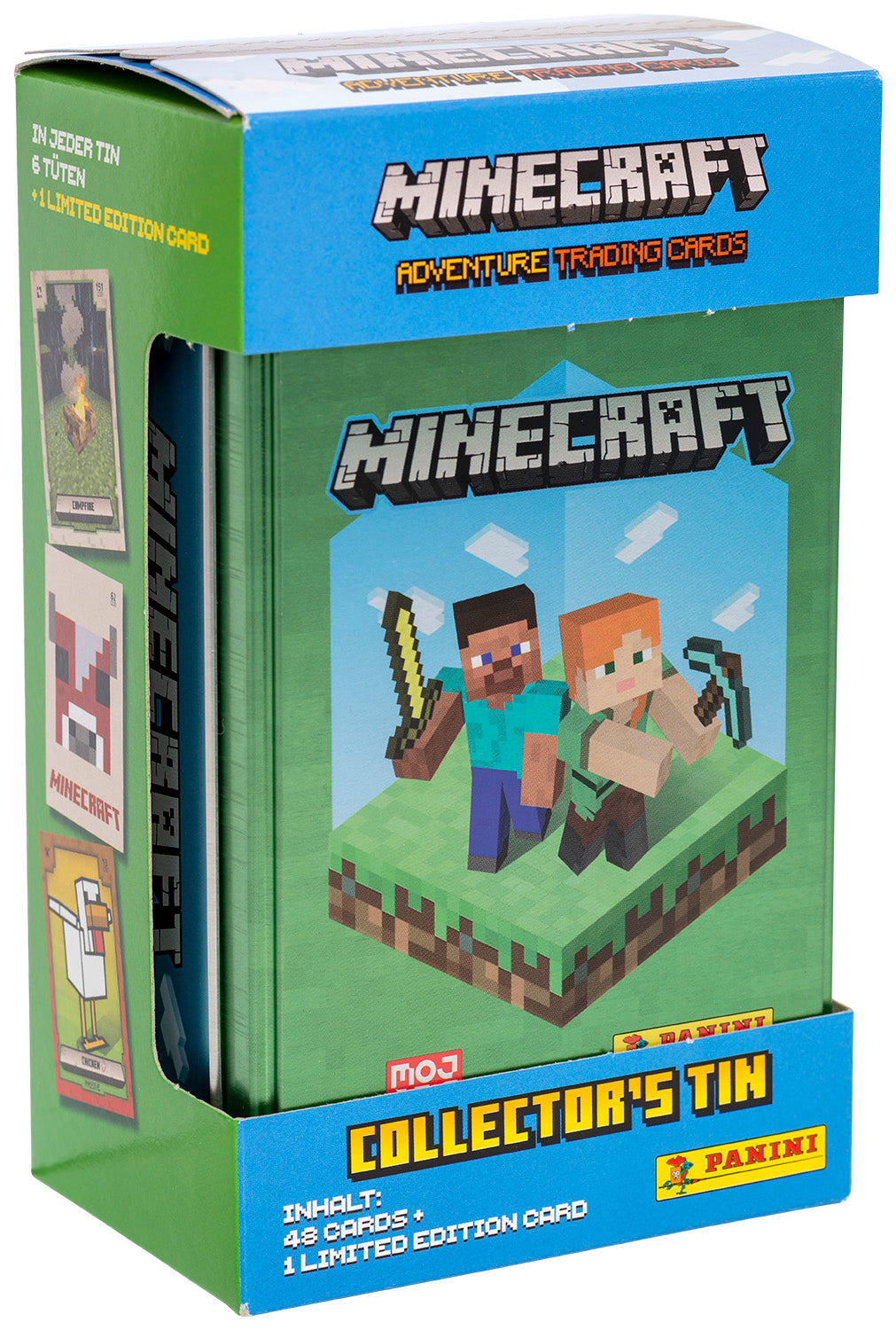 Minecraft Trading Cards – Tin Box med 6 pakker