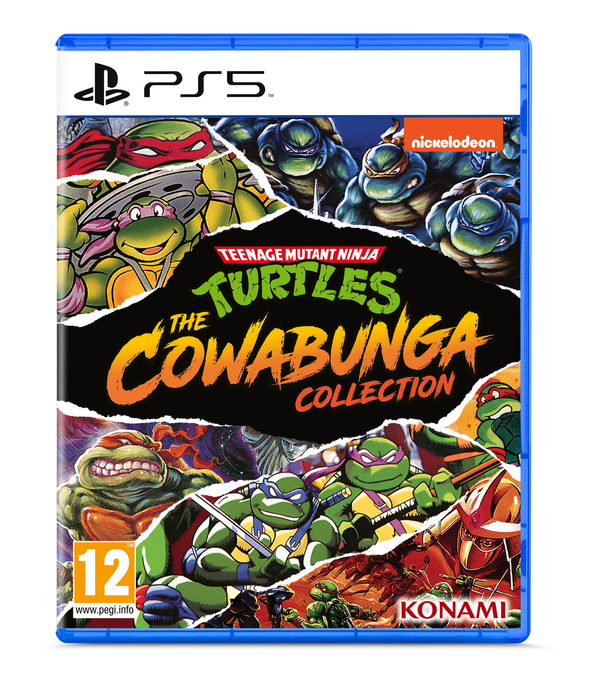 Teenage Mutant Ninja Turtles: The Cowabunga Collection – PlayStation 5 – spilomslag