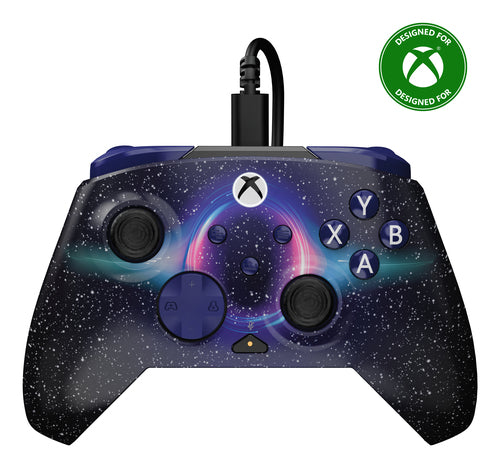 Turtle Beach Rematch Advanced Dark Cosmos – Xbox/PC – Front med rummotiv