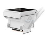 ASUS ROG STRIX SLC IV 360 ARGB LCD WHT – set ovenfra (vinkel 2)