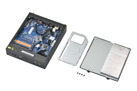 Shuttle XPC Slim DS50U3 – illustration af åbnet kabinet