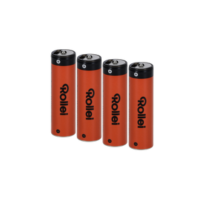 Rollei AA Li-ion-batterier med USB-C – 4 stk. – produktbillede