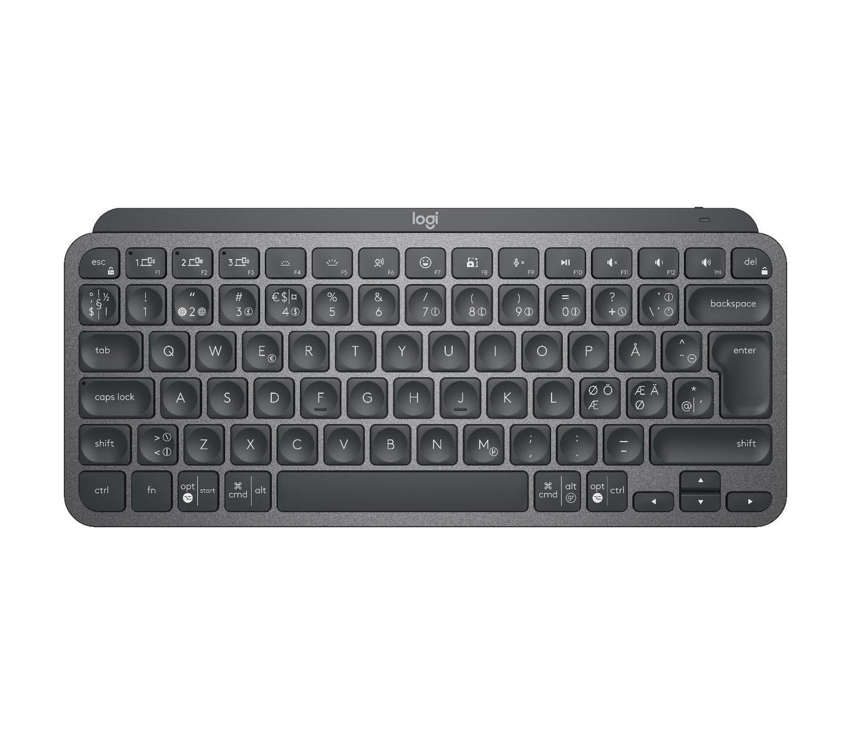 Logitech - MX Keys Mini Minimalist Wireless Illuminated Keyboard - Nordic Layout Logitech
