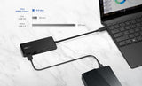 ASUS Dual 4K USB-C Dock DC201 – illustreret i brug (vinkel 4)