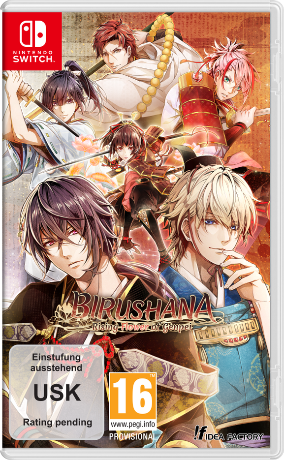 Birushana: Rising Flower of Genpei – omslag til Nintendo Switch