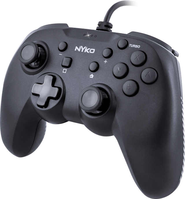 Nyko Prime Wired Controller til Nintendo Switch – sort – produktbillede 1