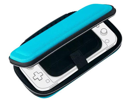 Nacon - Essential Pack for Nintendo Switch II – Hard Case, Screen Protector, and Storage Box for 4 Games (Blue) Nacon