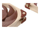 Noctua NF-A12x25 PWM Lüfter 1er-Pack Braun Weiß 120 mm 