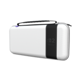 Turtle Beach PlayTrek – Switch 2-etui – Stellar White – hvidt rejseetui skråt forfra