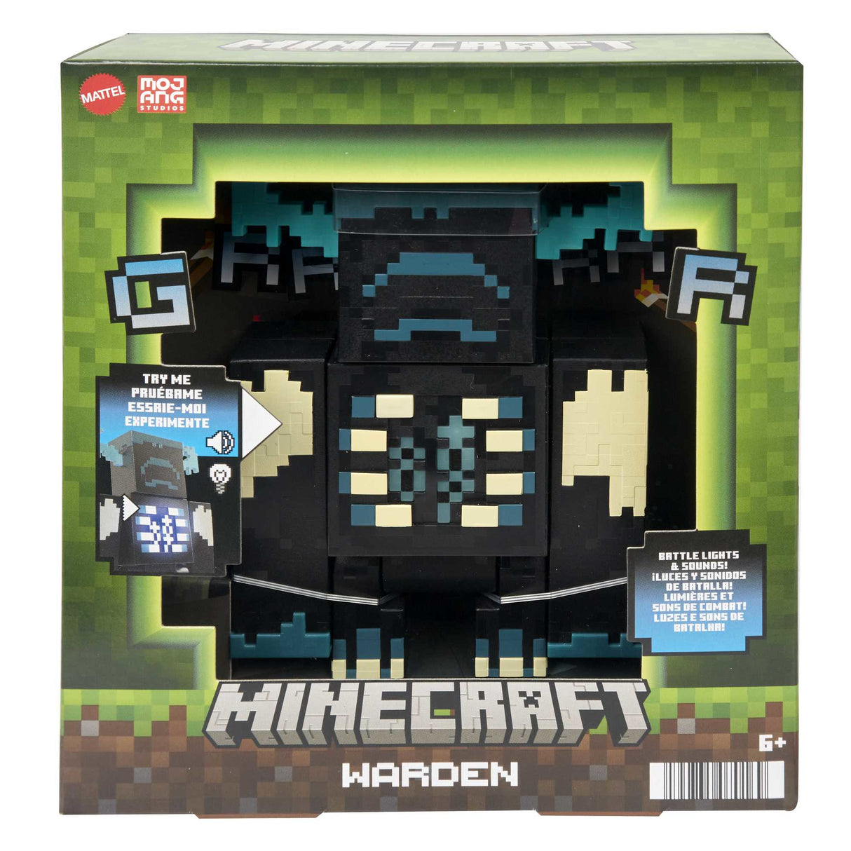 Mattel Minecraft The Warden Game Character Mattel