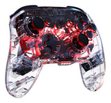 Turtle Beach Afterglow Clear Wireless – Switch-controller – Set skråt med rødt lys
