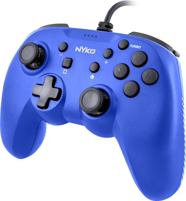 Nyko Prime Wired Controller til Nintendo Switch – blå – produktbillede 1