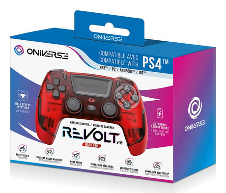Oniverse - Wireless Controller Revolt V2 BT Wasp - PS4 (Mars Red) Geekd