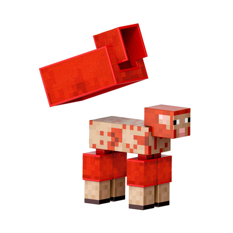Minecraft - Diamond Level Sheep Action Figure & 3 Accessories (JCV22) Minecraft