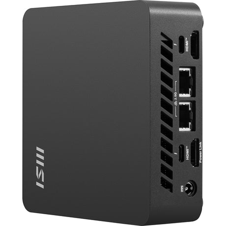 MSI Cubi NUC AI 1UMG-063EU – lodret placering bagfra