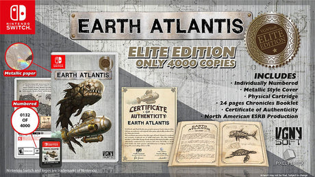Earth Atlantis Elite Edition (Import) – Nintendo Switch – forside