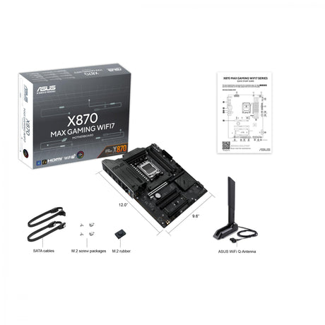 ASUS X870 MAX GAMING WIFI7 (ATX, X870, AM5, DDR5) ASUS