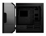 MSI MPG SEKIRA 500G – sort PC-kabinet – indvendigt rum med åbent sidepanel