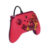PowerA Advantage kablet controller – Red Blaze – Xbox/PC – skråt forfra
