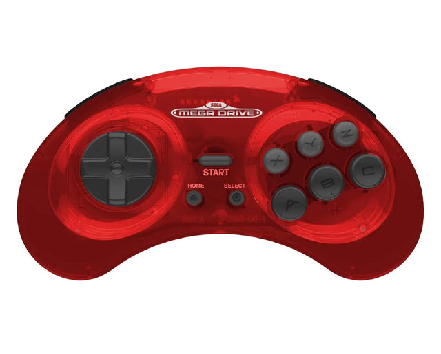 Retro-Bit SEGA Mega Drive – 2,4 GHz-controller, Crimson Red – produktbillede 1