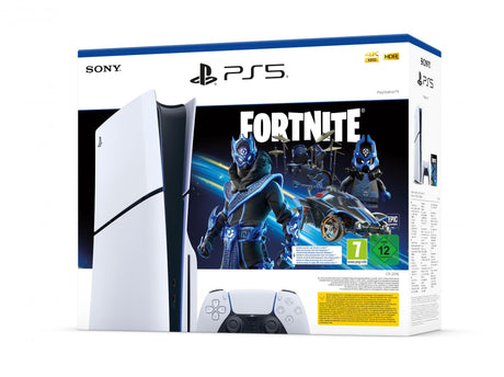 PS5 Console 1TB Standard Slim White Cobalt Star Fortnite Bundle – produktdetalje 2