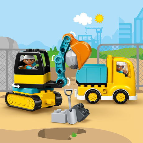 LEGO DUPLO excavators and trucks - 10931 LEGO