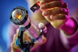 LEGO Creator 31378 – lysprojektion demonstreres fra teleskopet
