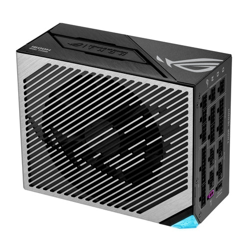 ASUS ROG Thor 1600T3 Gaming EVO – 1600 W Titanium PSU – blæsergitter og modulære stik