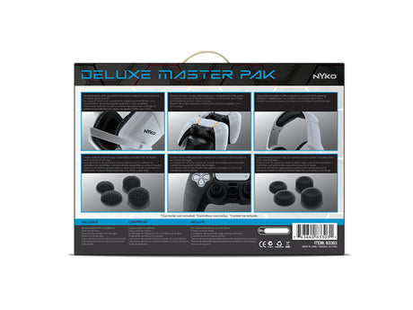 Nyko Deluxe Master Pak – tilbehørssæt til PlayStation 5 – emballagens bagside