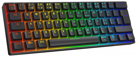 DK470 60% Mechanical Keyboard, Lubed Hot-Swap KTT Switches deltaco_gaming