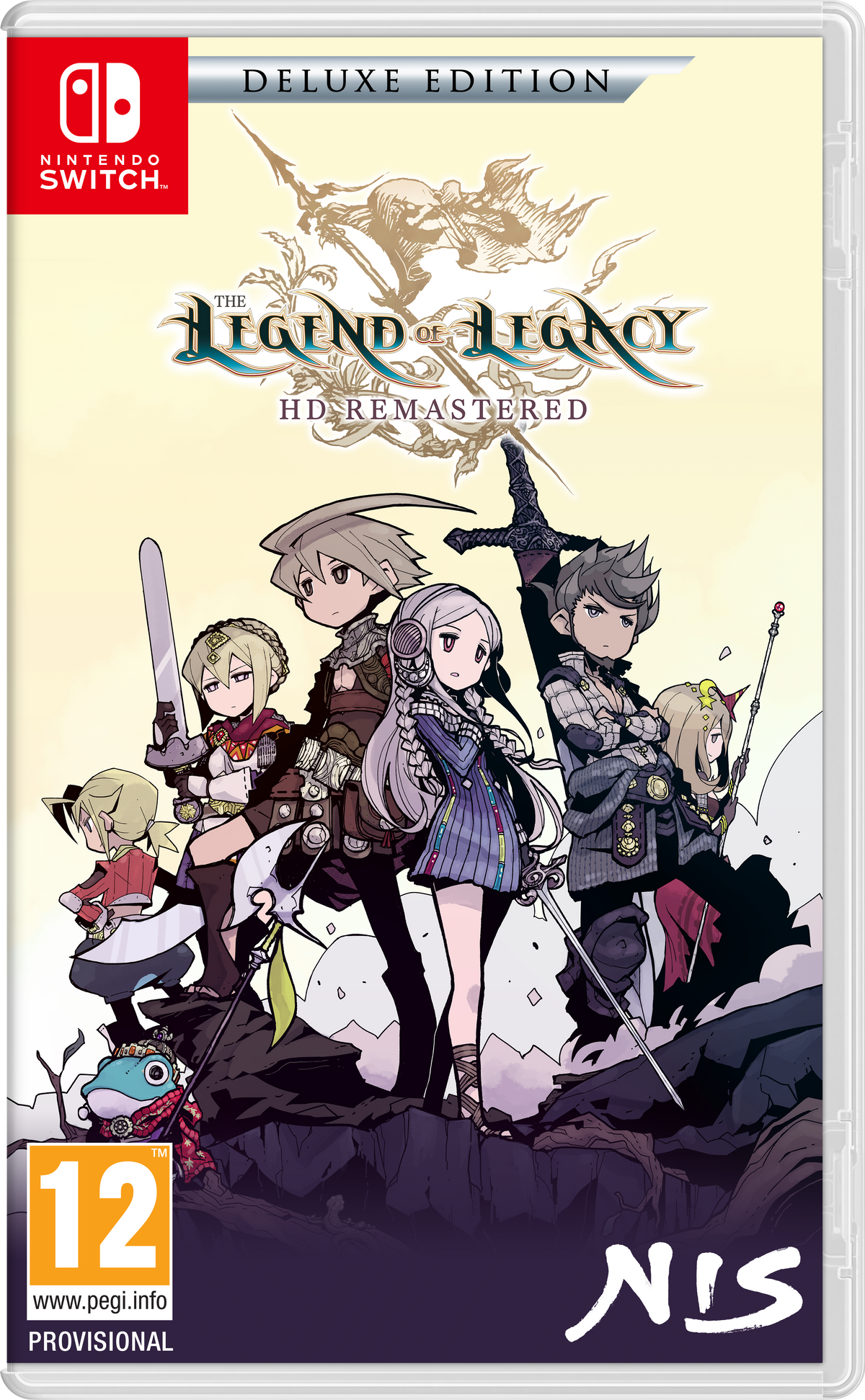 The Legend of Legacy HD Remastered (Deluxe Edition) – omslag til Nintendo Switch