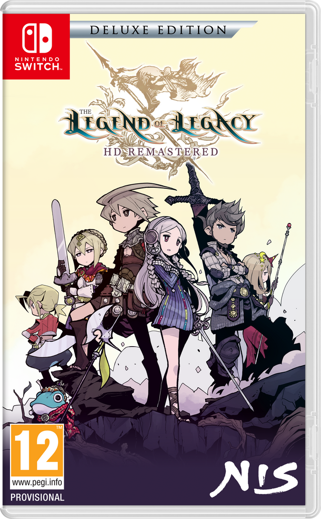 The Legend of Legacy HD Remastered (Deluxe Edition) – omslag til Nintendo Switch