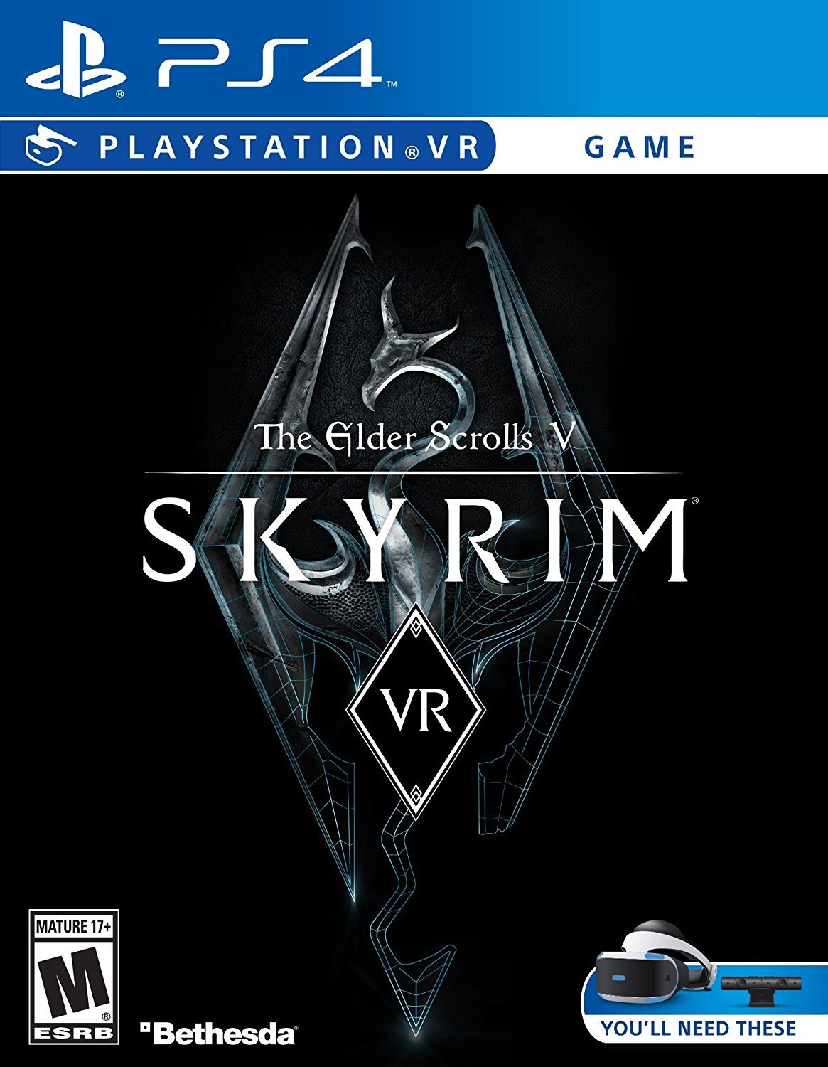 The Elder Scrolls V: Skyrim (VR Edition) (SPA/ENG in Game) (Import) – PlayStation 4 – spilomslag