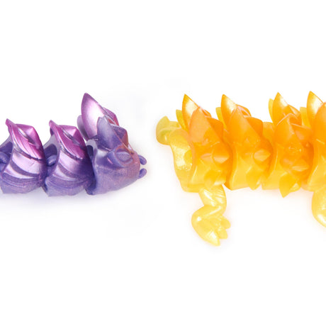 CrystaLynx Dragon – bevægelig drage 22 cm, assorteret