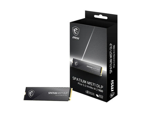 MSI SPATIUM M571 DLP 2 TB SSD - M.2 PCIe 5.0 NVMe - produktbillede