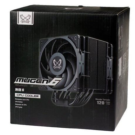 Scythe Mugen 6 Dual Fan Black Edition – CPU-køler – Sort