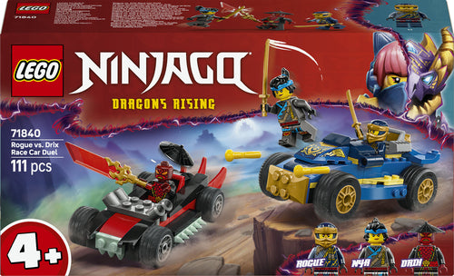 LEGO NINJAGO 71840 – Rogue mod Drix: Action-racerløb – æskens forside