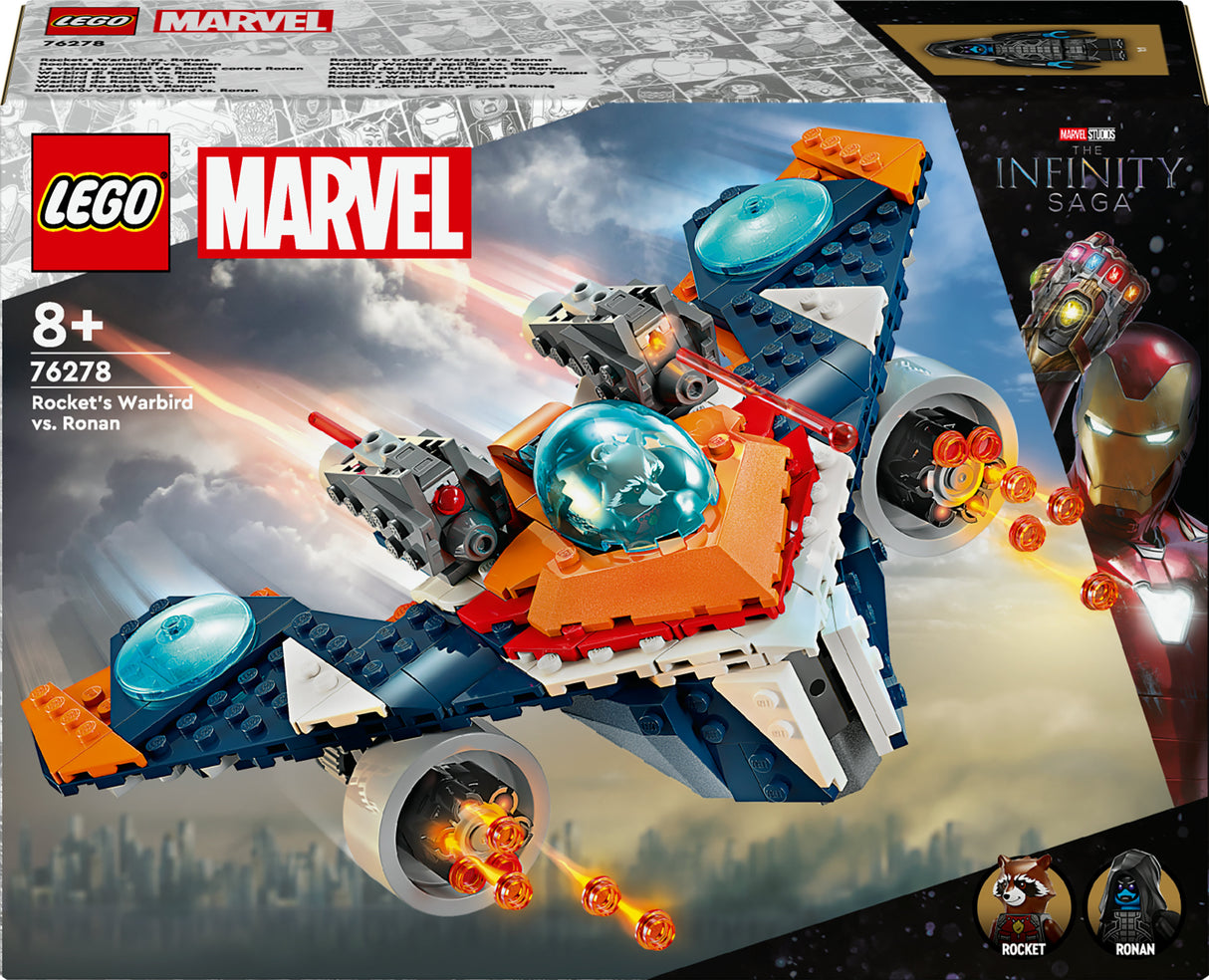 LEGO 76278 Marvel Super Heroes Rockets Spaceship vs. Ronan, construction toy LEGO