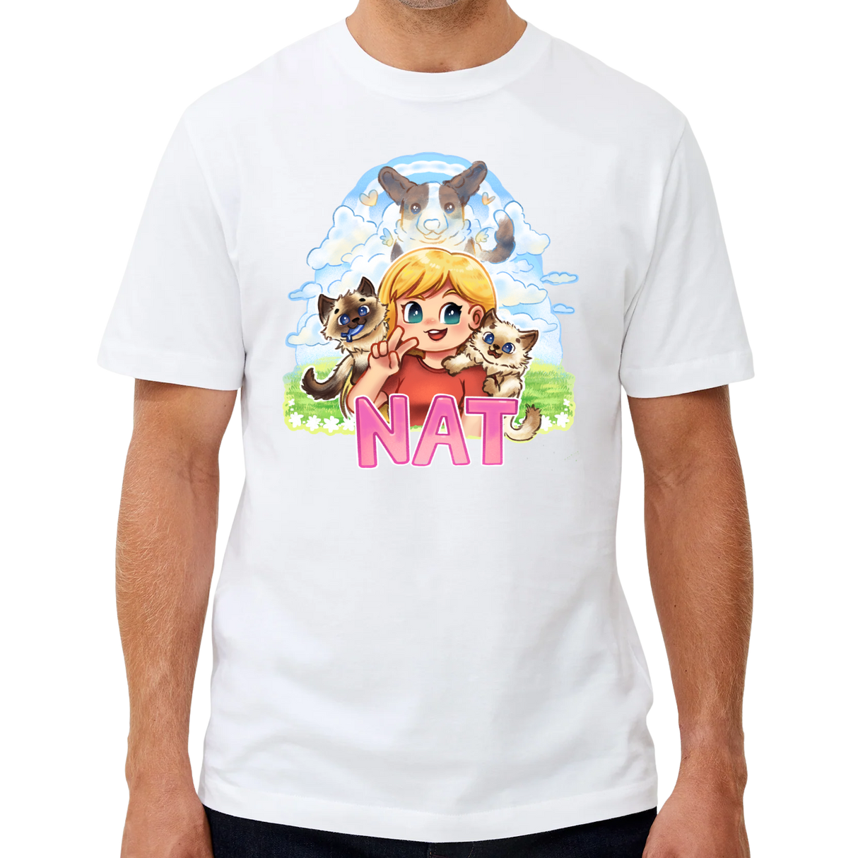 Nat Kæledyr Tee Nat