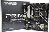 ASUS PRIME H610M-A R2.0 – bundkort sammen med original emballage
