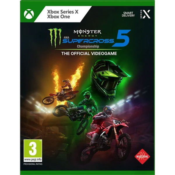 Monster Energy Supercross 5 – NL/FR-omslag – Xbox One / Xbox Series X