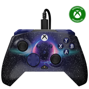 Turtle Beach Rematch Advanced Dark Cosmos – Xbox/PC – Dark Cosmos-controller med Xbox-logo