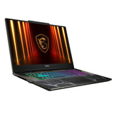 MSI Cyborg 17 B2RWFKG-001FR – åben computer fra modsatte vinkel