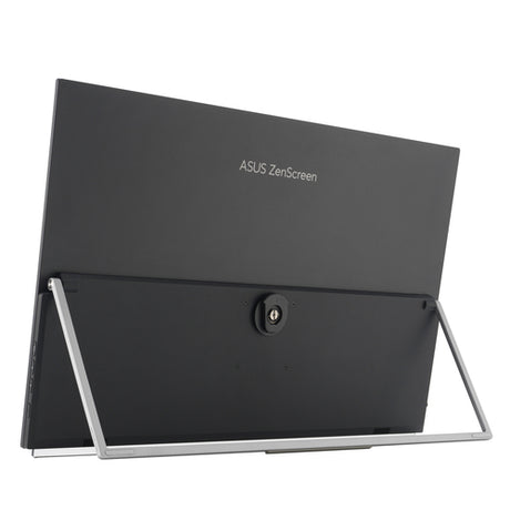 ASUS ZenScreen MB27ACF – skærmens bagside med støttehåndtag
