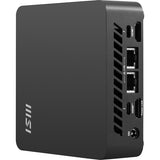 MSI Cubi NUC AI 1UMG-007EU – lodret placering bagfra